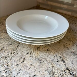 Set of 4, Apilco Tradition Porcelain Soup Bowls, Williams Sonoma 9”